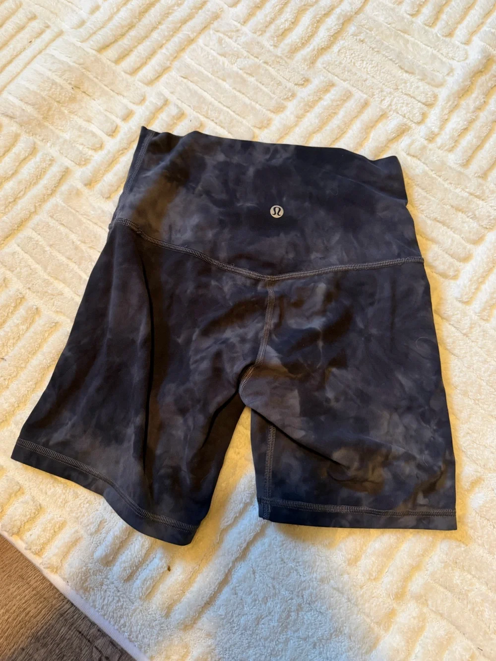 Lululemon Black Tie-Dye High-Rise Leggings